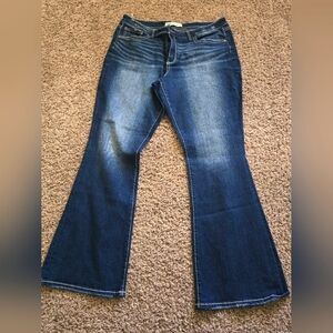 BKE Gabby Flare jeans, worn once, size 36×33 1/2